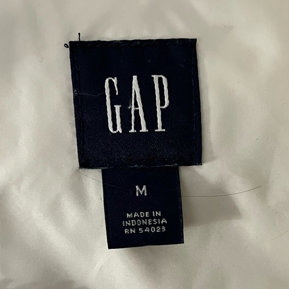 Gap White Puffer Down Quilted Vest Jacket Belt Size Medium Women’s Y2K 90’s Warm - Picture 7 of 12